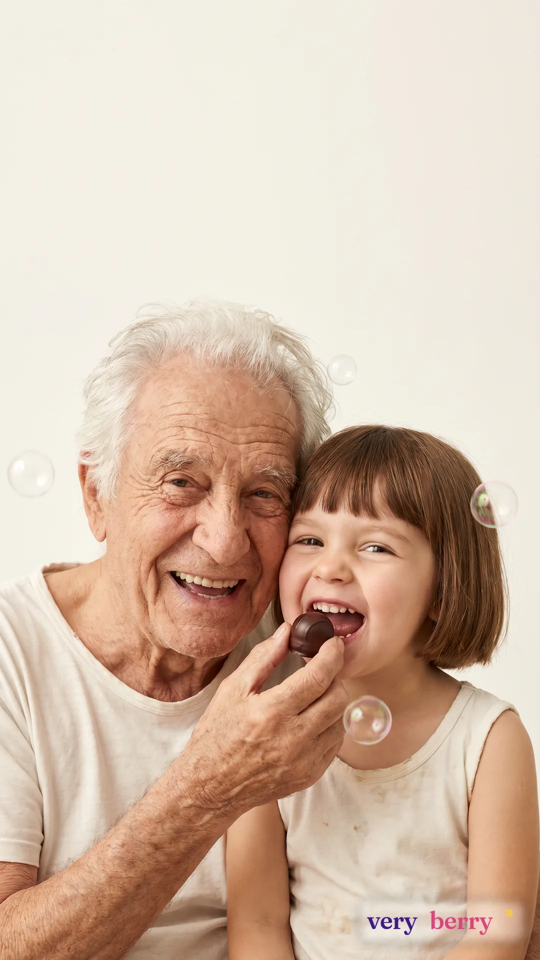 Momento Very Berry: nonno e nipote assaggiano insieme